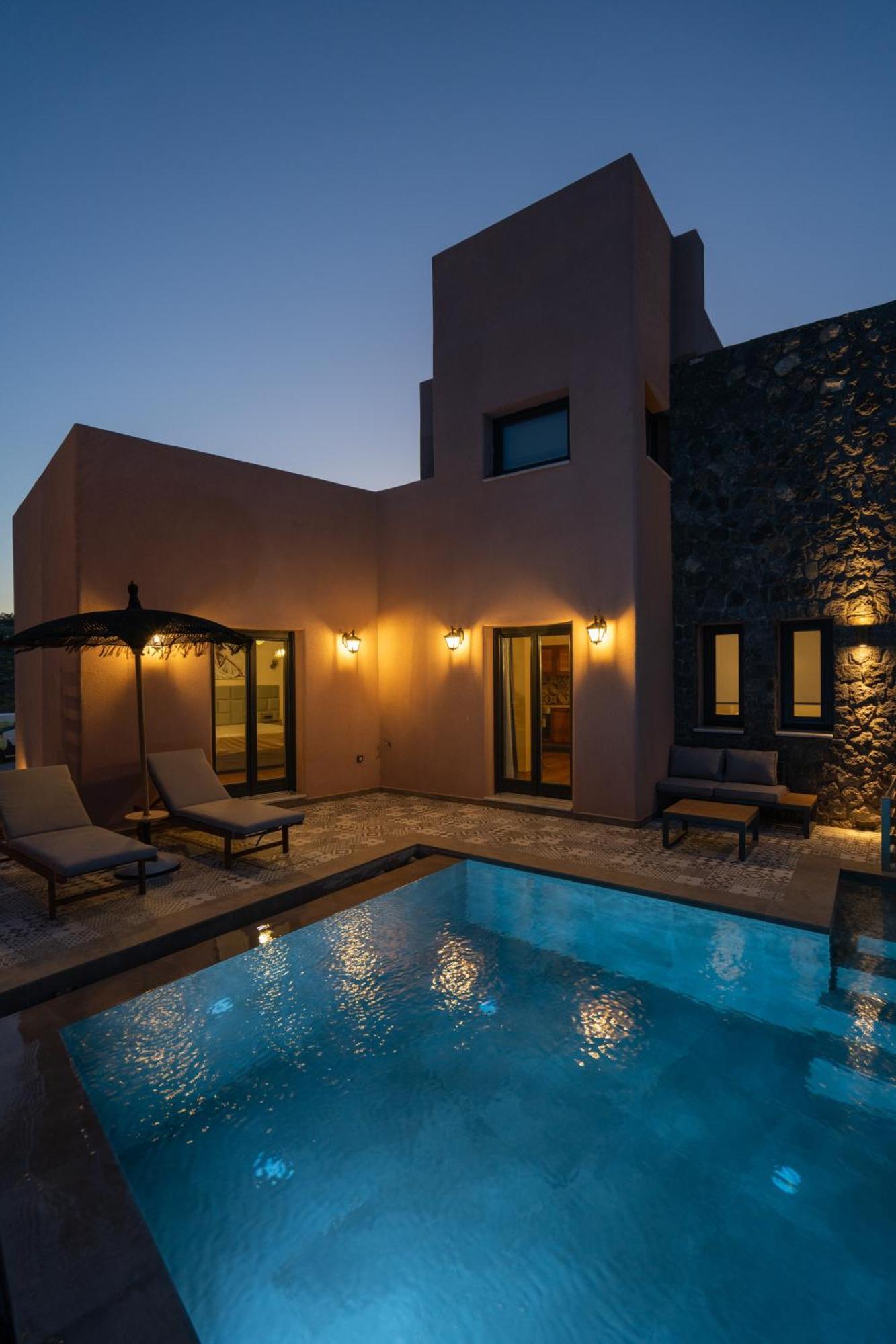 Golden Moments Luxury Stone Villas A Mesaria Buitenkant foto